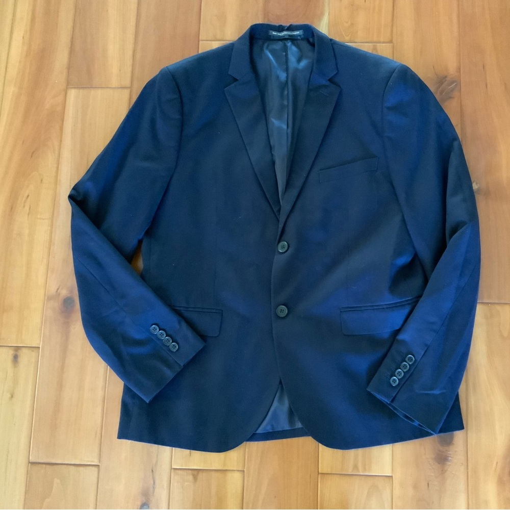 H&M navy blue blazer suit jacket size 44R